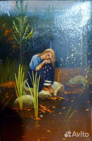 Шкатулка СССР Аленушка