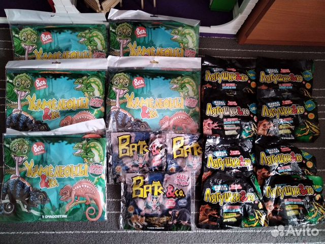 Игрушки и фигурки животных Деагостини в пакетиках