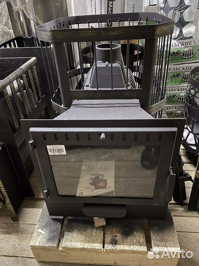Печь для бани чугунная Сибирь 20панорама