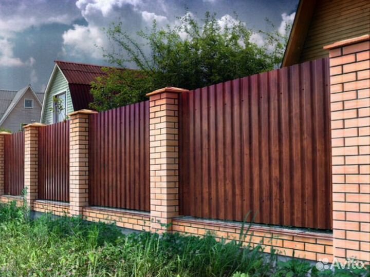 Забор из профлиста