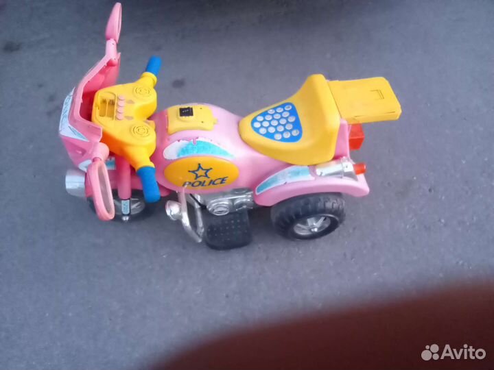 Детский мотоцикл на аккумуляторе бу