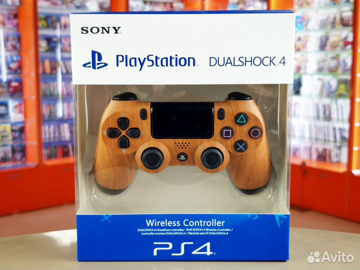 PS4 Геймпад. ver.2. Дерево. Новый