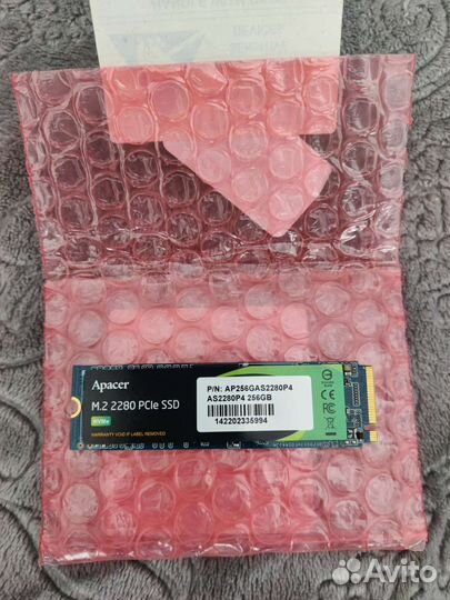 SSD Apacer AS2280P4 256 гб M.2