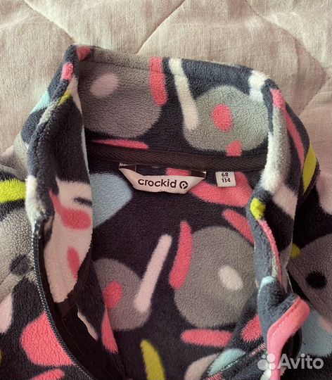 Толстовка флисовая, варежки-краги Крокид