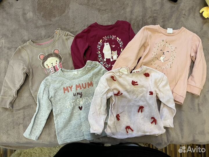 Одежда на девочку пакетом 80-86
