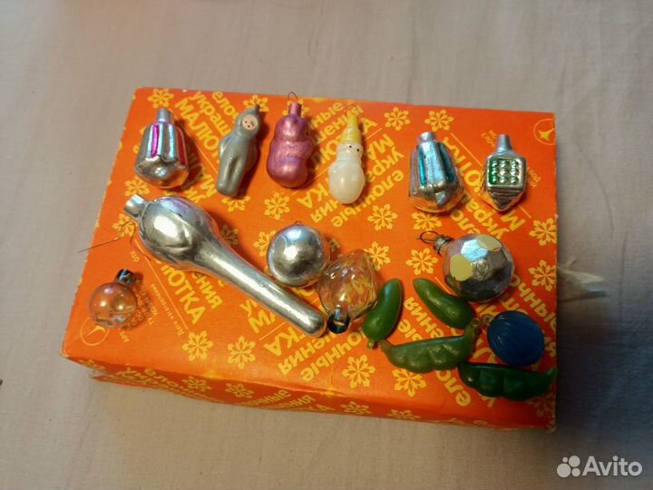 Ёлочные игрушки СССР мини