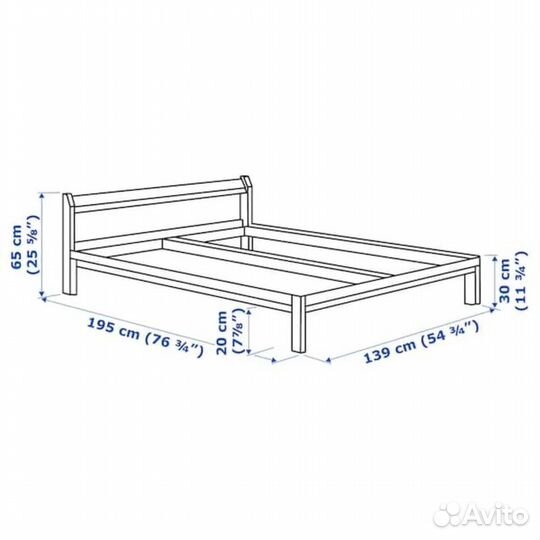 Кровать IKEA neiden / Икеа нейден, Оригинал