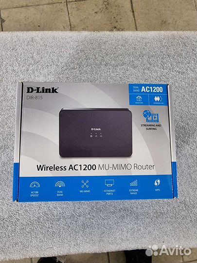 Двухдиапазонный wi-fi роутер D-link Dir-815
