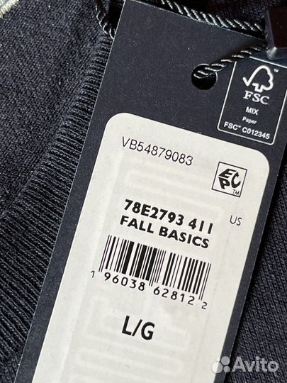 Лонгслив мужской Tommy Hilfiger оригинал L