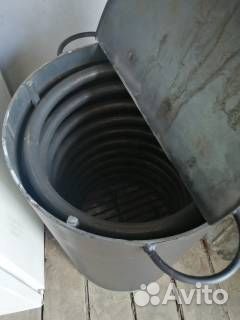 Водонагреватель бассейна печь дровяная змеевик