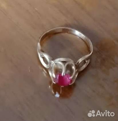 Кольцо с рубином. СССР. 583 пробы