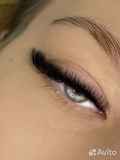 Наращивание ресниц за 1,5 часа 100проц проработка