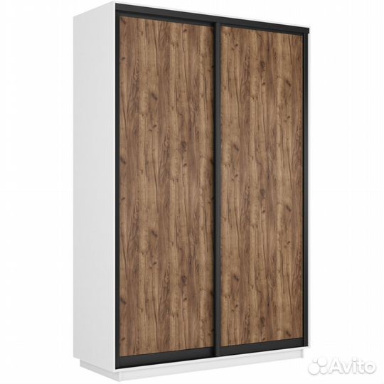 Шкаф-купе 2-дверный шкаф Оптим Двери дсп Крафт таб