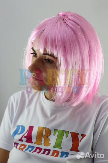 Парики каре для фотосессии разных цветов