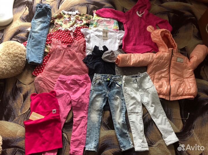 Вещи пакетом для девочки 104