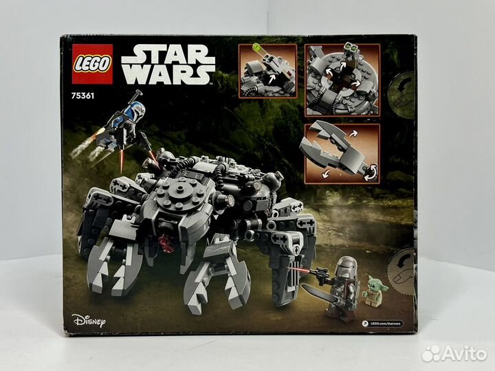 Lego Star Wars 75361 Spider Tank Оригинал