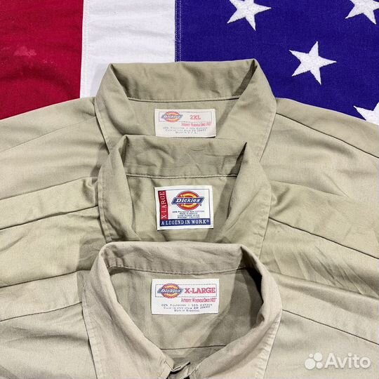 Рубашка Dickies Made in USA винтаж 90-х