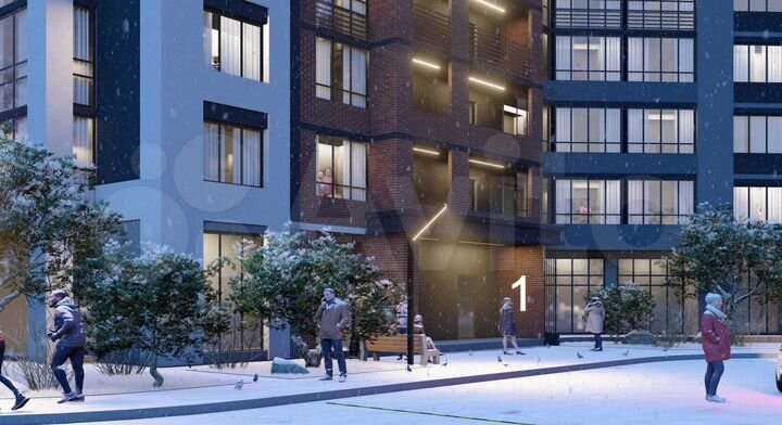 Квартира-студия, 19,9 м², 6/20 эт.