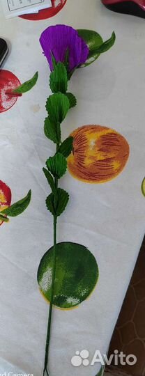 Цветы из гофрированной бумаги