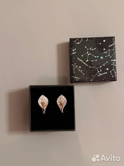 Серьги серебро новые оригинал