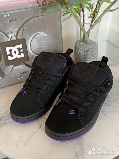 Dc Shoes Court Graffik Black Purple