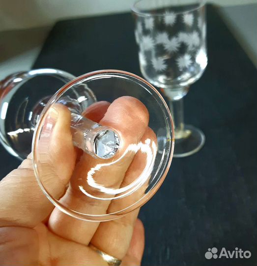 Рюмки на ножке хрусталь СССР