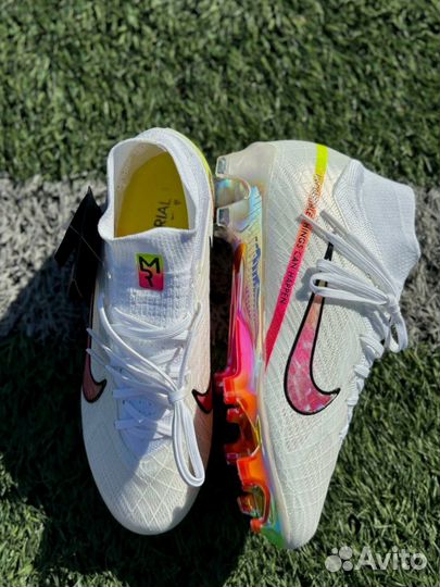 Бутсы Nike Mercurial white