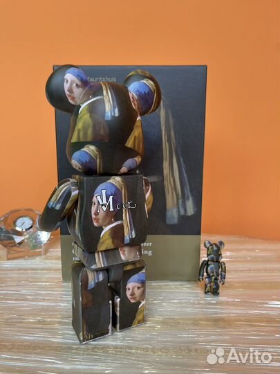 Bearbrick Johannes Vermeer 400/100 оригинал
