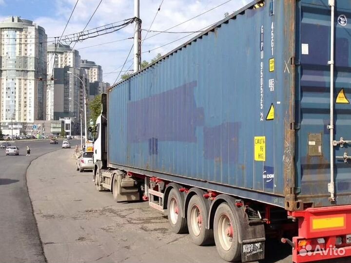 Аренда контейнеровоза. Грузоперевозки. От 10 тонн