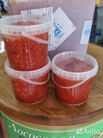 Красная икра горбуши