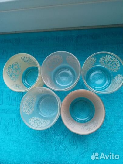 Винтажные стопки 5 штук