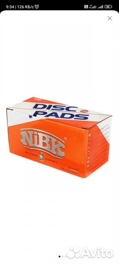 Nibk PN2474 Колодки тормозные перед. nissan tiida