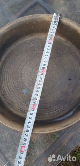 Тазик латунный