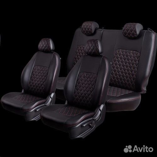 Чехлы на сиденье Renault Duster 01.2010-2014г./R.S