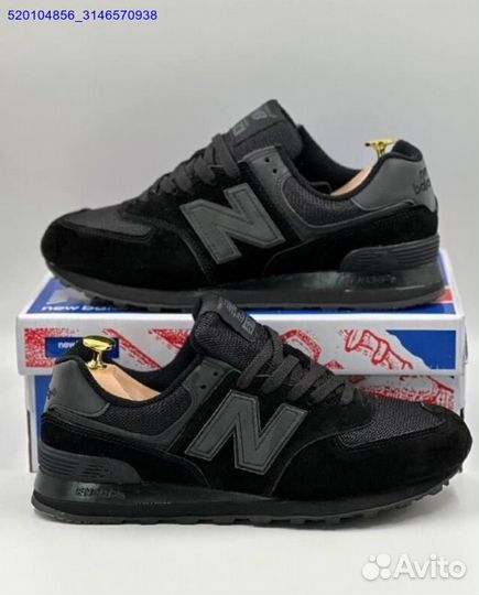 Кроссовки New Balance 574 Black (Арт.57801)