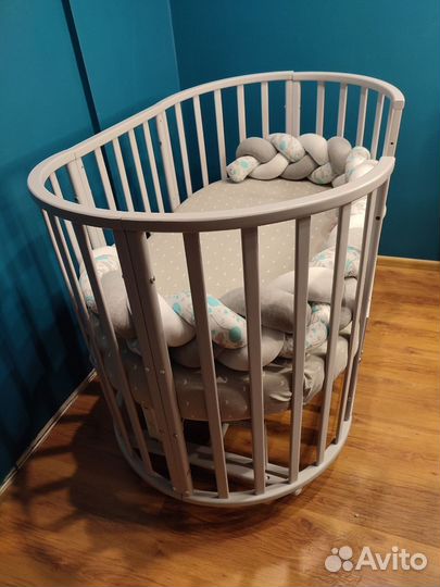 Детская кровать от 3 лет с матрасом новая