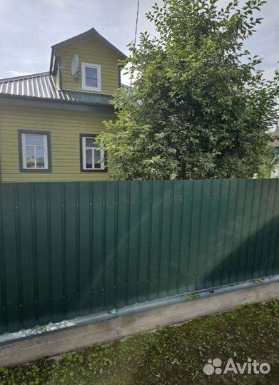 Забор из профнастила