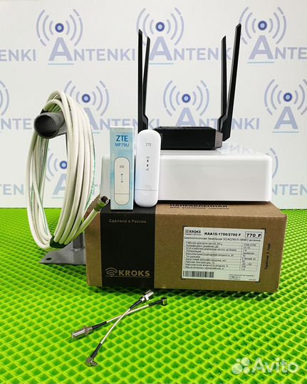 Усилитель интернета 4G на дачу, в офис,для бизнеса