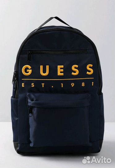 Рюкзак мужской guess темно-синий 20-30л