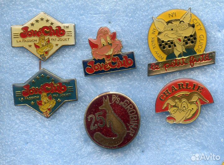 Коллекция значки Кошки Собаки Тигры Львы