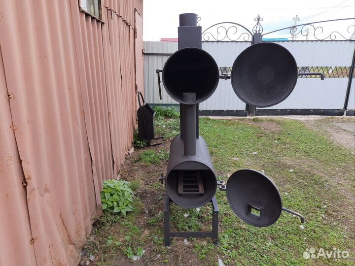 Печь дровяная отопительная