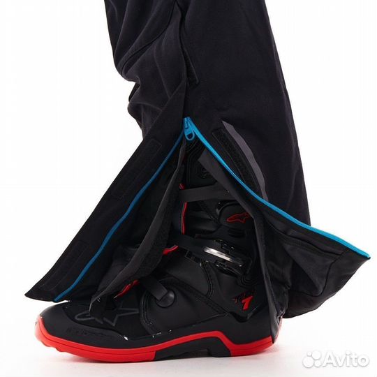 Штаны эндуро dragonfly Freeride Black/Blue 400160