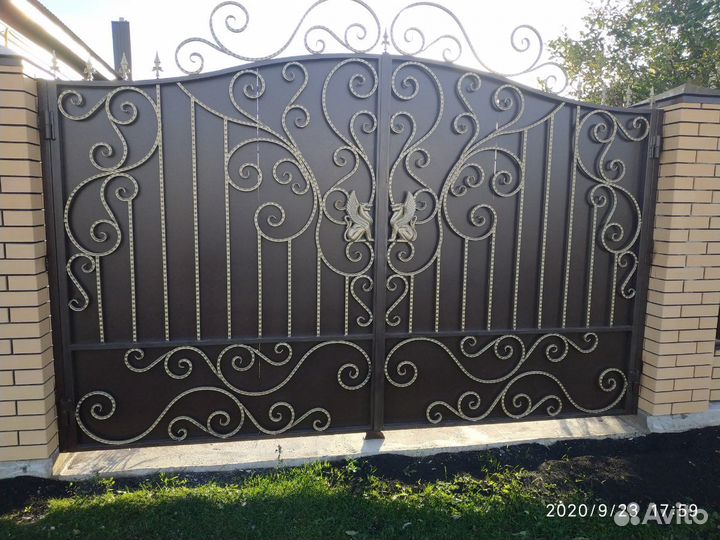 Ворота кованые