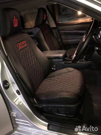 Авточехлы из экокожи Toyota Crown Athlete