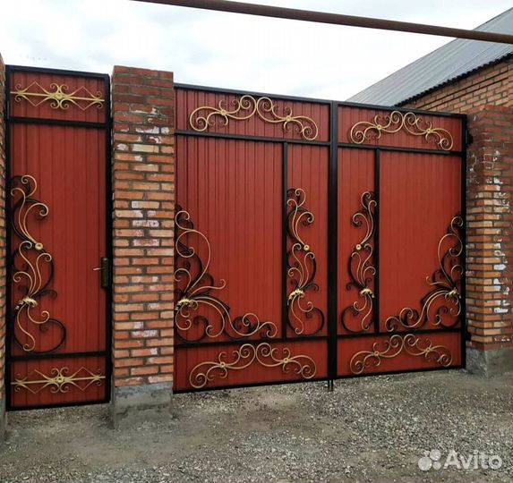 Кованые ворота