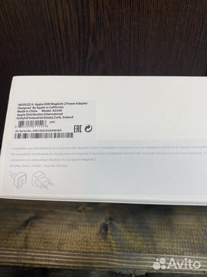 Зарядка на macbook pro