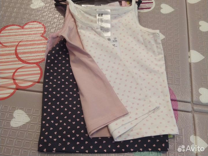 Майка для девочки 98 104