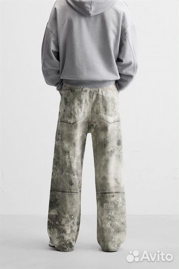 Джинсы Zara широкие новые