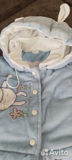 Костюм плюшевый 2-4 мес