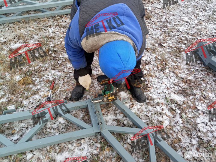 6х12 Сборный разборный каркас